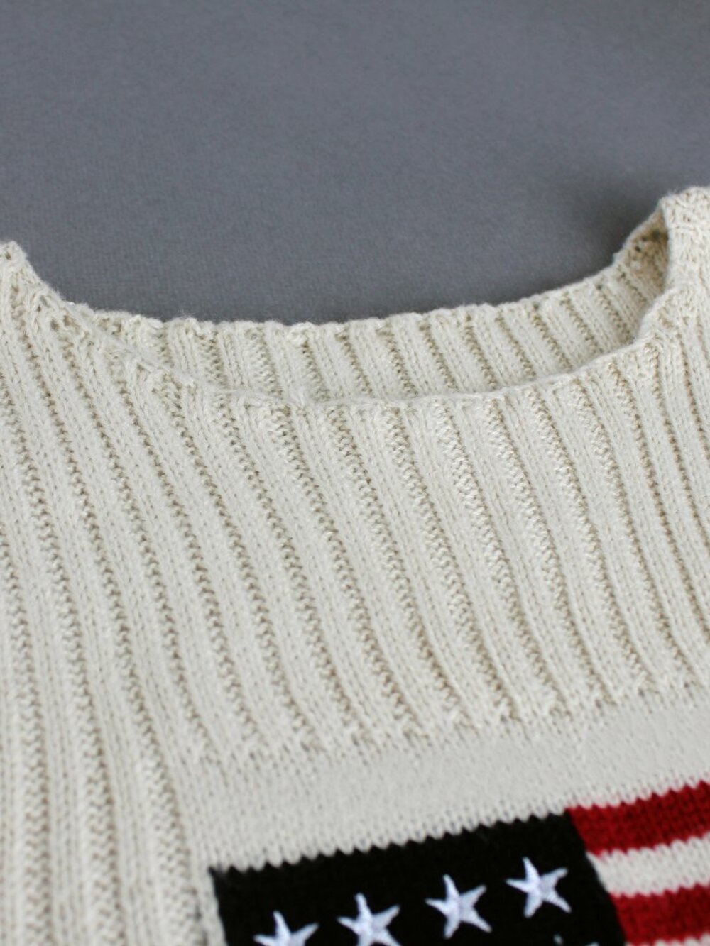 Cream Ribbed Knit Crop Tank - Picture 4 of 7